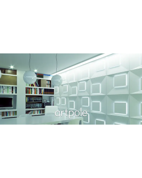 3D панель Artpole Malevich Elementary Гипс c подсветкой 600*600*42 мм-foto5