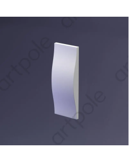 3d панель Artpole Stream Elementary Гипс 330-537*35-40*130 мм-foto2