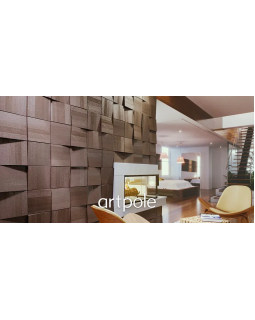 3d панель Artpole Kvadro Platinum Гипс с виниловым покрытием 100*200*100-200*30 мм-foto8