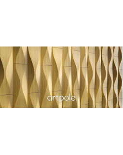3d панель Artpole Waterfall Platinum Гипс с виниловым покрытием 600*150*45 мм-foto6