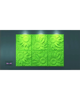 3D панель Artpole Sunflower Гипс-foto4