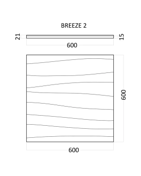 3d панель Artpole Breeze Гипс 600*600*21 мм-foto5