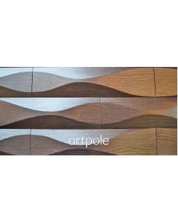 3d панель Artpole Waterfall Platinum Гипс с виниловым покрытием 600*150*45 мм-foto7