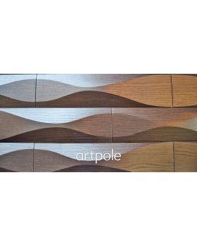 3d панель Artpole Waterfall Platinum Гипс с виниловым покрытием 600*150*45 мм-foto7