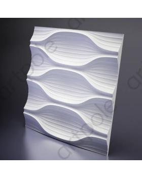 3d панель Artpole Blade Platinum Гипс с виниловым покрытием 600*600*37 мм