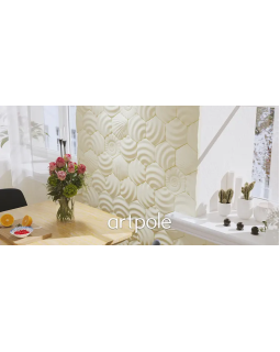 3d панель Artpole Heksa Platinum Гипс с виниловым покрытием 200*173*17*37 мм-foto5
