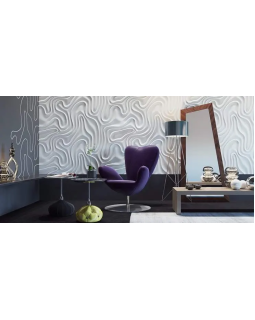 3d панель Artpole Foggy Гипс 650*650*24 мм-foto2