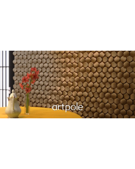 3d панель Artpole Oniks Platinum Гипс с виниловым покрытием 75*75*25 мм-foto4
