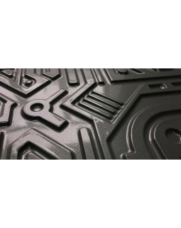 3d панель Artpole Ex-Machina Platinum Гипс с виниловым покрытием 600*600*20 мм-foto3