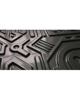 3d панель Artpole Ex-Machina Platinum Гипс с виниловым покрытием 600*600*20 мм-foto3