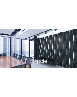 3D панель Artpole Surf M-0070 Гипс с виниловым покрытием 1008*201*110 мм-foto3