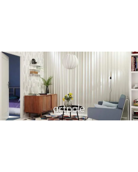 3D панель Artpole Wave Platinum Гипс с виниловым покрытием 600*600*41 мм-foto4