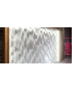 3d панель Artpole Stream Elementary Гипс 330-537*35-40*130 мм-foto5