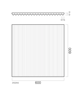 3d панель Artpole Zigzag Platinum Гипс с виниловым покрытием-foto2