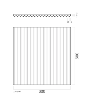 3d панель Artpole Zigzag Platinum Гипс с виниловым покрытием-foto2