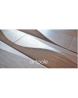 3d панель Artpole Waterfall Platinum Гипс с виниловым покрытием 600*150*45 мм-foto8