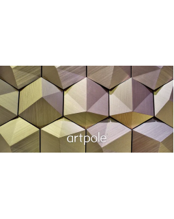 3d панель Artpole Cube Platinum Гипс с виниловым покрытием 200*173*29-35 мм-foto11