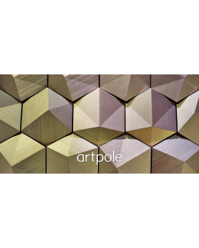 3d панель Artpole Cube Platinum Гипс с виниловым покрытием 200*173*29-35 мм-foto11