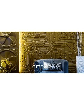 3d панель Artpole Ex-Machina Elementary Гипс 600*600*20 мм-foto4