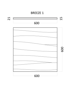 3d панель Artpole Breeze Гипс 600*600*21 мм-foto4