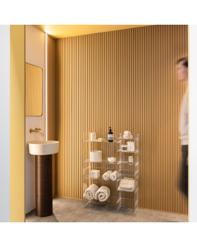 WX204 Декоративная панель Orac Decor RIPPLE Полиуретан-foto2