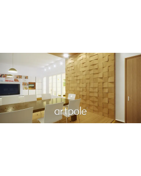 3d панель Artpole Kvadro Platinum Гипс с виниловым покрытием 100-200*100-200*30 мм-foto5