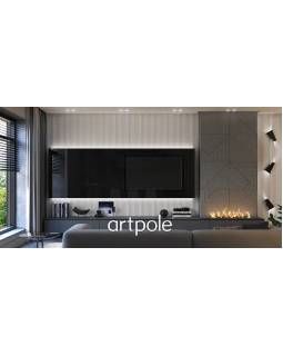 3D панель Artpole Pallada 1-4 Гипс 600*600*21 мм-foto3