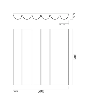 3D панель Artpole Tube M-0067 Гипс-foto2