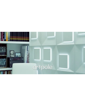 3D панель Artpole Malevich Elementary Гипс c подсветкой 600*600*42 мм-foto4
