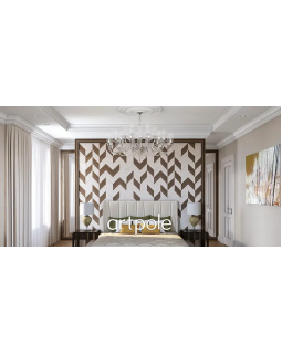 3d панель Artpole Kolos Platinum Гипс с виниловым покрытием 355*177*11 мм-foto4