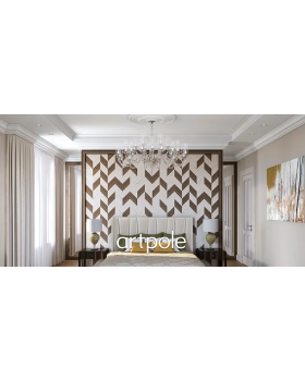 3d панель Artpole Kolos Platinum Гипс с виниловым покрытием 355*177*11 мм-foto4