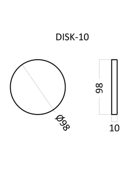 3d панель Artpole Disk Elementary Гипс 98*98*10-50 мм-foto2