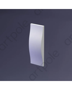 3d панель Artpole Stream Elementary Гипс 330-537*35-40*130 мм