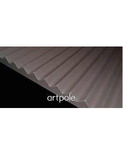 3d панель Artpole Zigzag Platinum Гипс с виниловым покрытием-foto4