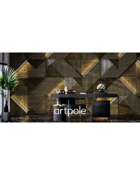 3D панель Artpole Fields Platinum Гипс с виниловым покрытием 600*600*33 мм-foto5