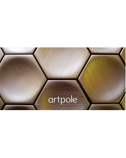 3d панель Artpole Heksa Platinum Гипс с виниловым покрытием 200*173*17*37 мм-foto11