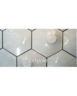 3d панель Artpole Heksa Platinum Гипс с виниловым покрытием 200*173*17*37 мм-foto9