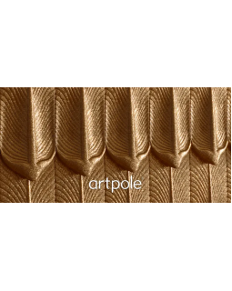 3d панель Artpole Pero Platinum Гипс c виниловым покрытием 325*126*31 мм-foto4