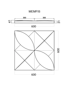 3D панель Artpole MEMFIS Elementary Гипс-foto2