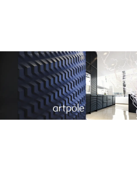 3d панель Artpole Mercury Platinum Гипс с виниловым покрытием 250*145*22 мм-foto3