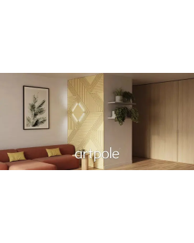 3D панель Artpole Pifagor Гипс 600*600*24 мм-foto5