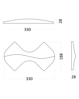 3d панель Artpole Flip Platinum Гипс с виниловым покрытием 330*188*28 мм-foto2