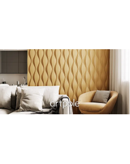 3d панель Artpole Dove Platinum Гипс с виниловым покрытием 400*160*35 мм-foto3