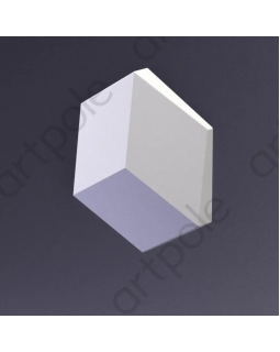 3d панель Artpole Cube Platinum Гипс с виниловым покрытием 200*173*29-35 мм