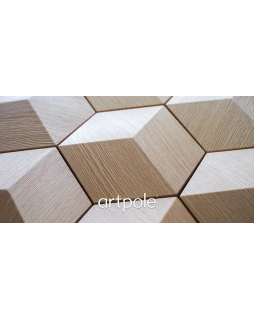 3d панель Artpole Cube Platinum Гипс с виниловым покрытием 200*173*29-35 мм-foto7