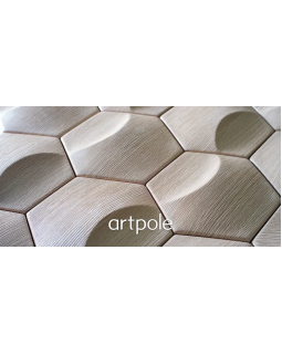 3d панель Artpole Heksa Platinum Гипс с виниловым покрытием 200*173*17*37 мм-foto10