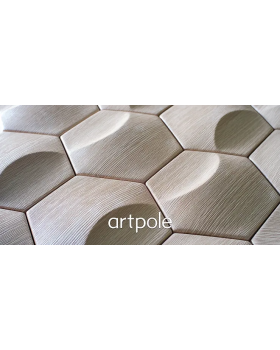 3d панель Artpole Heksa Platinum Гипс с виниловым покрытием 200*173*17*37 мм-foto10