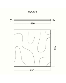 3d панель Artpole Foggy Гипс 650*650*24 мм-foto8