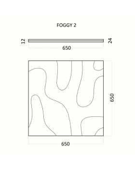 3d панель Artpole Foggy Гипс 650*650*24 мм-foto8