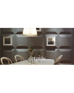 3d панель Artpole Choco Plutinum Гипс с виниловым покрытием 500*500*32 мм-foto4